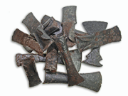 verschiedene Eisenbeile